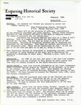 Esquesing Historical Society Newsletter 1981