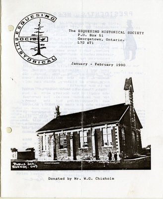 Esquesing Historical Society Newsletter January 1990