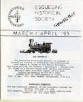 Esquesing Historical Society Newsletter March 1993