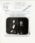 Esquesing Historical Society Newsletter November 1993