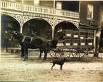 p448 - Willougby Livey Wagon in front of Bennett House