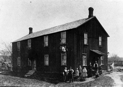 Two storey double house in the ballpark