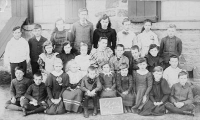 Students at Henderson's Corner Stone School