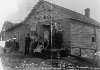 The staff of the Georgetown Creamery