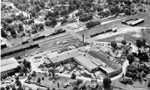 Aerial photograph of Georgetown Railyard.