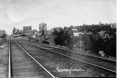 View of Grand Trunk Railroad Station