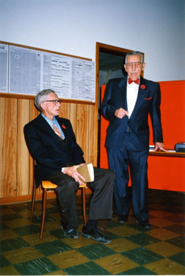 Bill McDonald and Hon. Senator Allan Norton