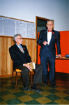 Bill McDonald and Hon. Senator Allan Norton