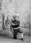 Boy in uniform - Boer War era