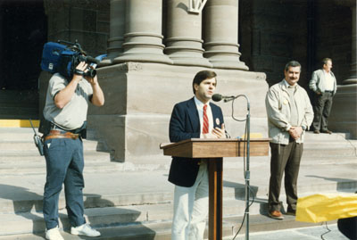 P.O.W.E.R. rally at Queen's Park