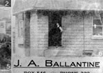 John Albert Ballantine's shoe store 1920