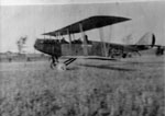 Aeroplane on James Moore farm 1917