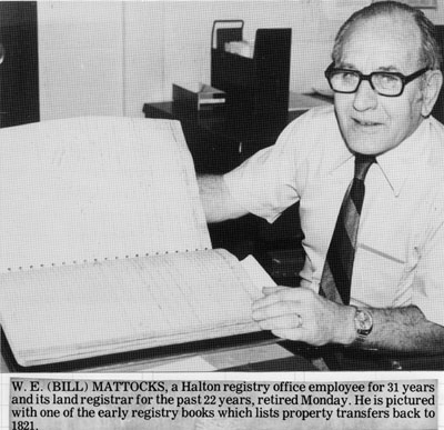 William Mattocks 1977