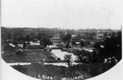 View of the Village from Cemetery Hill c1900: Halton Images