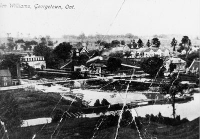 Postcard of the Village from the Cemetery c1910