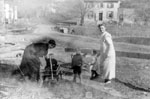 Grandma Wheeler with children 1908