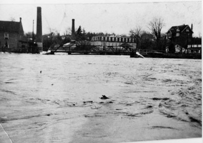 Credit River in Flood 1912