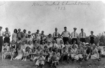 Glen United Church Picnic c1930