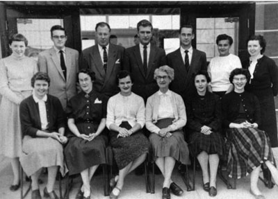 Staff of Harrison Public School 1959