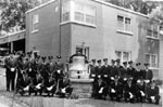 Volunteer Fire Brigade with Fire Bell 1953