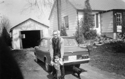 Bill McDonald at 243 Guelph Street - 1952