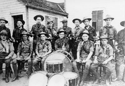 First Acton Scout Troop Bugle Band, 1919