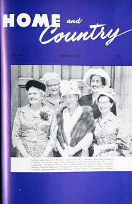 Home & Country Newsletters (Stoney Creek, ON), Summer 1960