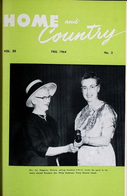 Home & Country Newsletters (Stoney Creek, ON), Fall 1964