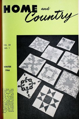 Home & Country Newsletters (Stoney Creek, ON), Winter 1966