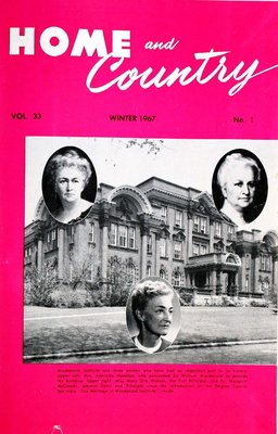 Home & Country Newsletters (Stoney Creek, ON), Winter 1967