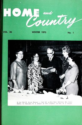 Home & Country Newsletters (Stoney Creek, ON), Winter 1970