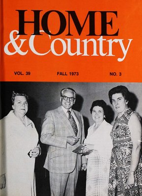 Home & Country Newsletters (Stoney Creek, ON), Fall 1973