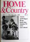 Home & Country Newsletters (Stoney Creek, ON), Oct, Nov, Dec. 1986