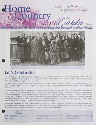 Home & Country Newsletters (Stoney Creek, ON), Rose Garden, Winter 2007