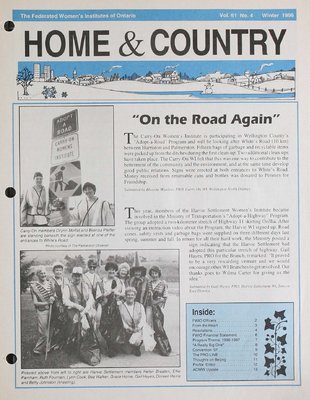 Home & Country Newsletters (Stoney Creek, ON), Winter 1996