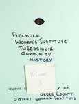 Belmore WI Tweedsmuir Community History, Volume 3