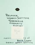 Belmore WI Tweedsmuir Community History, Volume 5