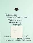 Belmore WI Tweedsmuir Community History, Volume 7