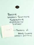 Bervie WI Tweedsmuir Community History, Volume 10
