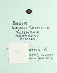 Bervie WI Tweedsmuir Community History, Volume 14