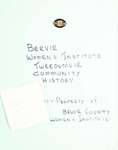 Bervie WI Tweedsmuir Community History, Volume 15
