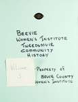 Bervie WI Tweedsmuir Community History, Volume 3