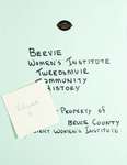 Bervie WI Tweedsmuir Community History, Volume 4