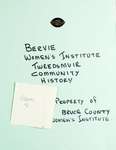 Bervie WI Tweedsmuir Community History, Volume 7