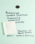 Burgoyne WI Tweedsmuir Community History, Scrapbook 3