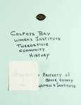 Colpoys Bay WI Tweedsmuir Community History, Volume 2