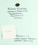 Kinloss-Kairshea WI Tweedsmuir Community History, Volume 1
