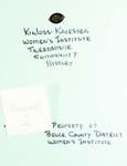 Kinloss-Kairshea WI Tweedsmuir Community History, Volume 2