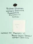 Kinloss-Kairshea WI Tweedsmuir Community History, Volume 6
