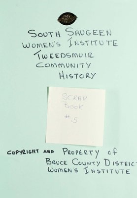 South Saugeen WI Scrapbook, Volume 5